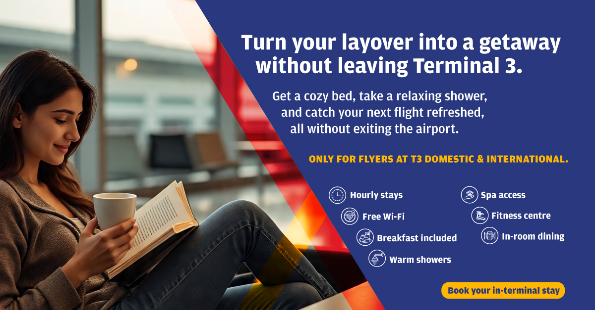 Stay Rested and Ready at the Delhi Airport Transit Hotel – Terminal 3